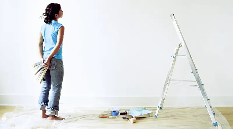 how to paint a wall yourself